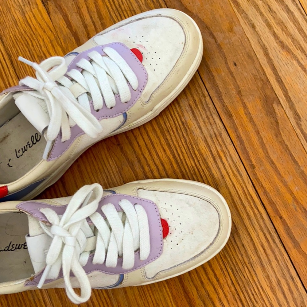 MADEWELL white sneakers size 7